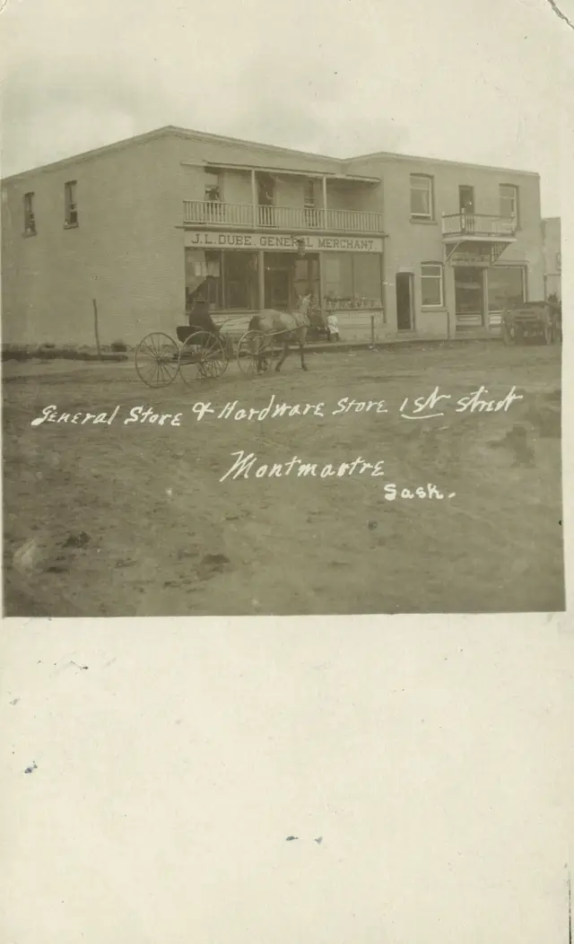 J.L. Dube General Store, 1st Street, Montmartre